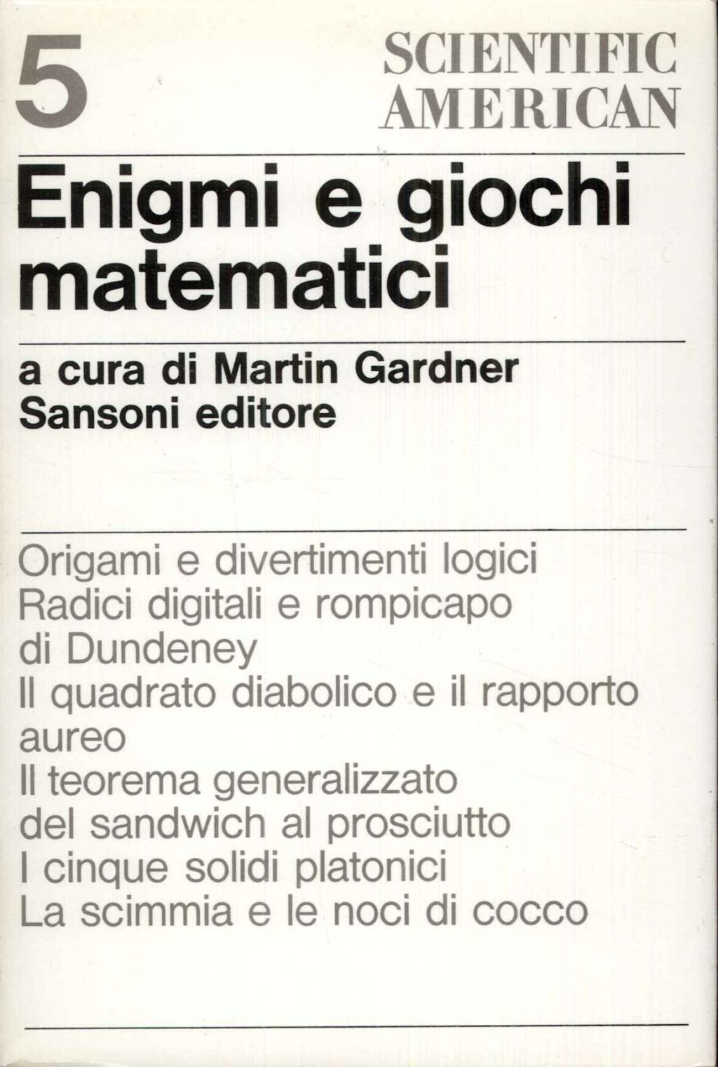 Enigmi e giochi matematici 5