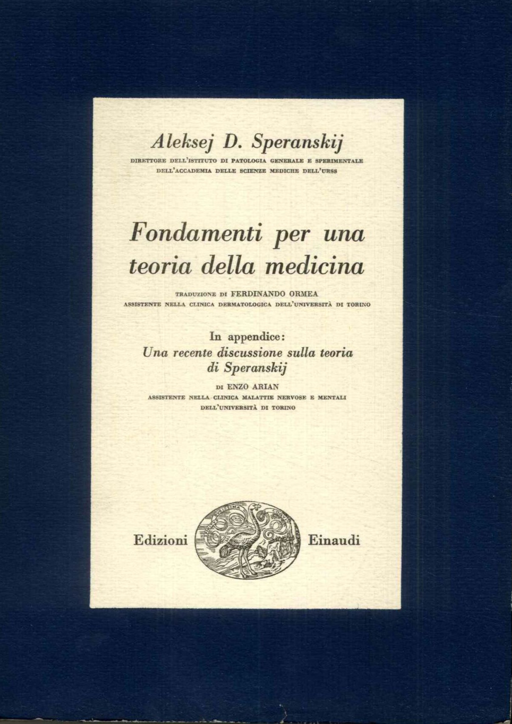 Fondamenti per una teoria della medicina