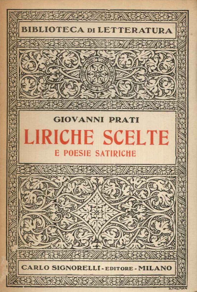 Liriche scelte e poesie satiriche
