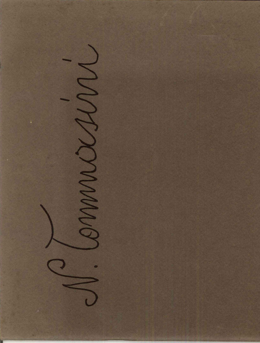 Solitudine di Nino Tommasini