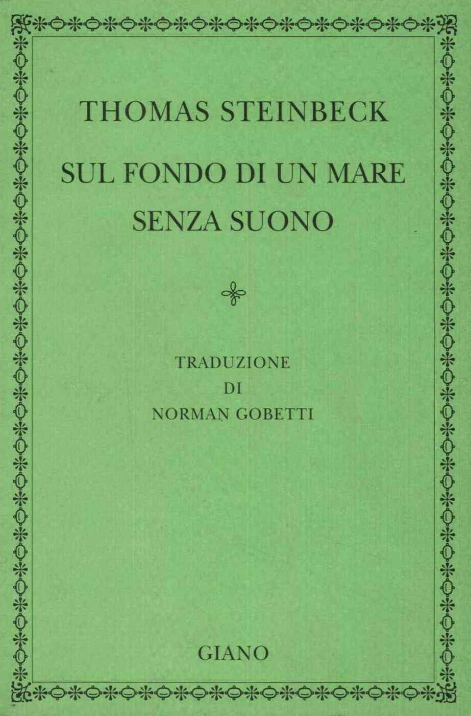 Sul fondo di un mare senza suono