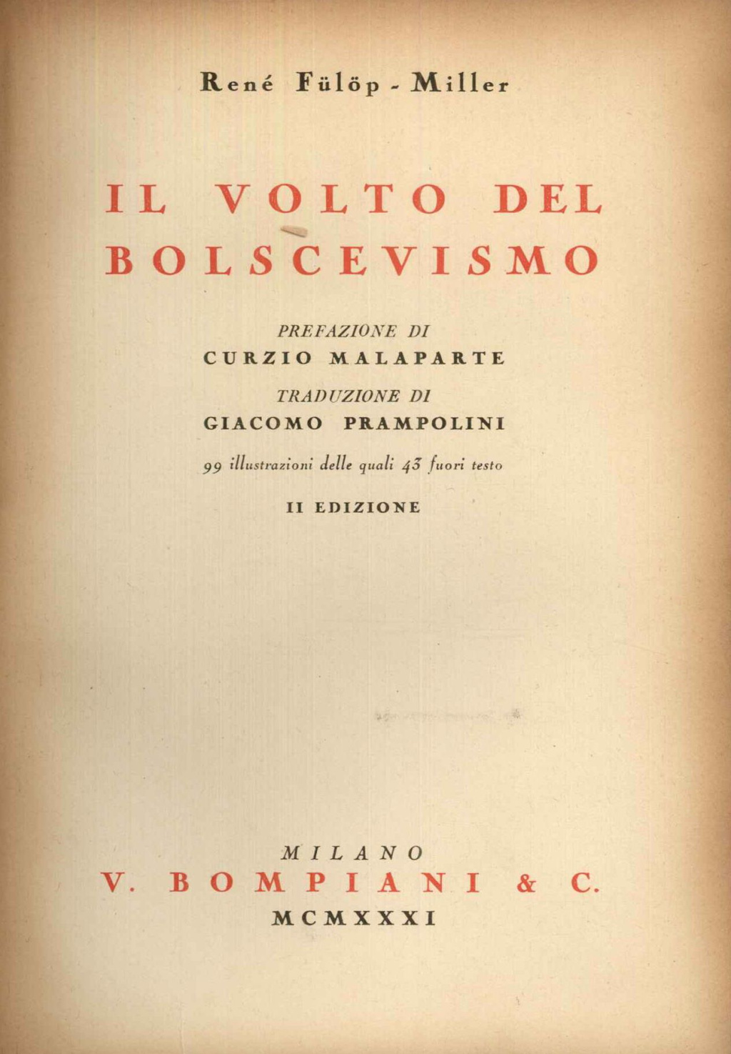 Volto del Bolscevismo (il)
