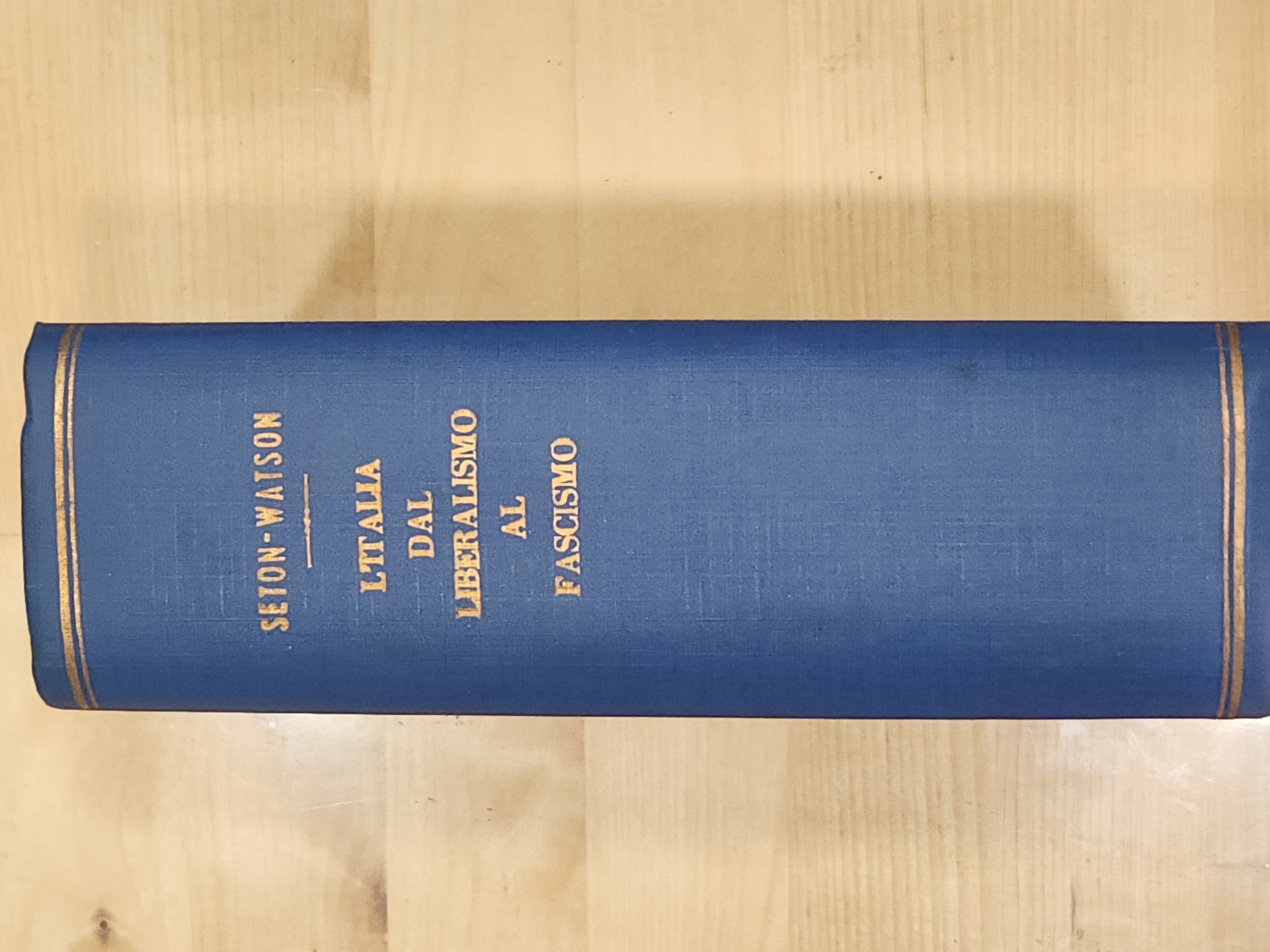 L'ITALIA DAL LIBERALISMO AL FASCISMO VOL.1+2 (UNICO TOMO )