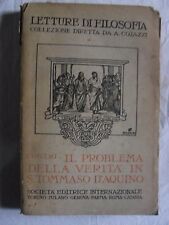 Il problema della verita' in S. Tommaso d'Aquino.