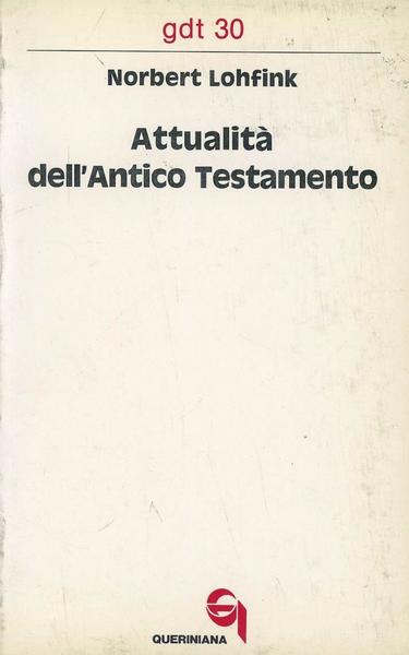 Attualita' dell'Antico Testamento.