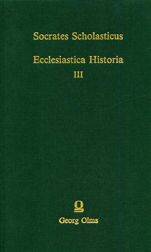 Ecclesiastica Historia. Vol. 3.