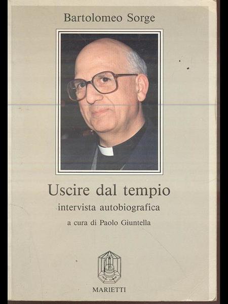 Uscire dal tempio.