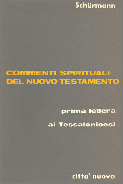 Prima lettera ai Tessalonicesi.