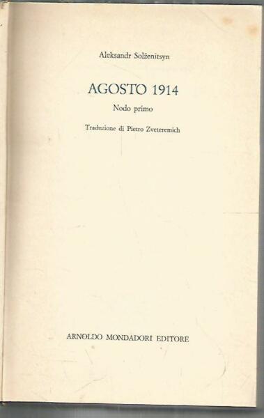 Agosto 1914.