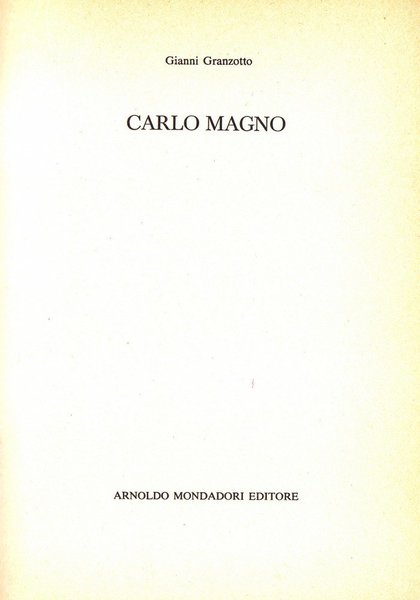 Carlo Magno.