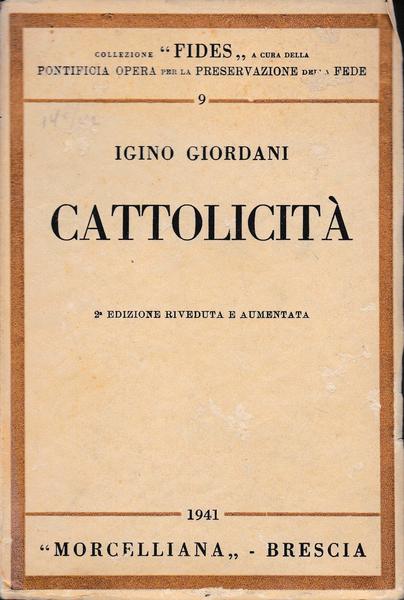 Cattolicita'.