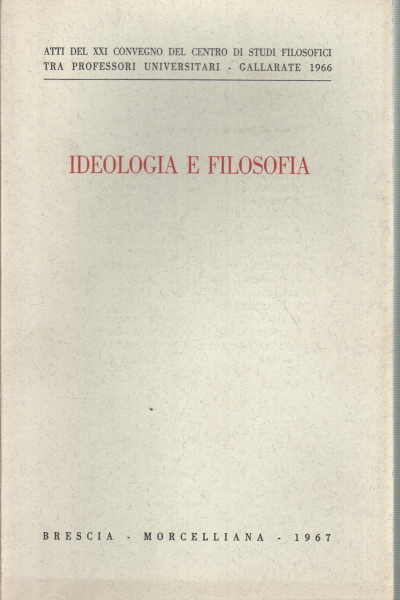 Ideologia e filosofia.