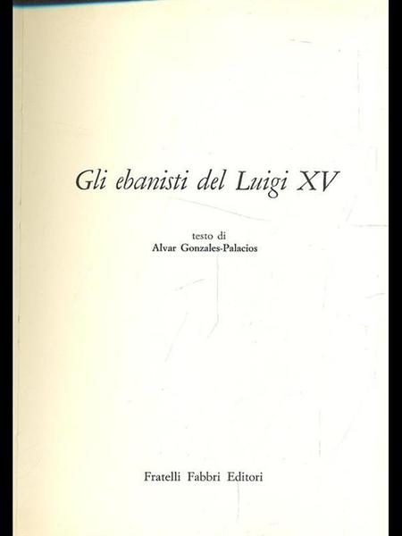 Gli ebanisti del Luigi XV.