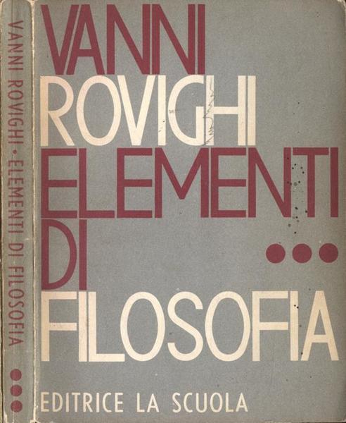 Elementi di filosofia vol. 3.