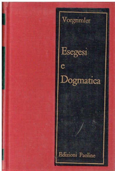 Esegesi e Dogmatica.