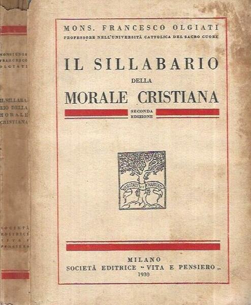 Il sillabario della morale cristiana.