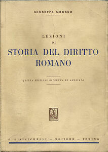 Lezioni di storia del diritto romano.