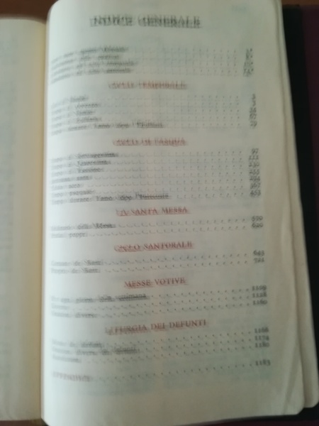 Messale romano quotidiano.