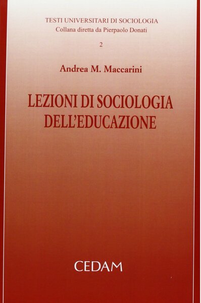 Lezioni di sociologia dell'educazione.