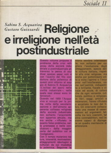 Religione e irreligione nell'età postindustriale.