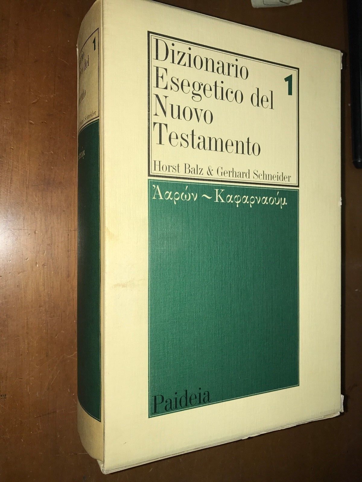 Dizionario esegetico del Nuovo Testamento volume 1.