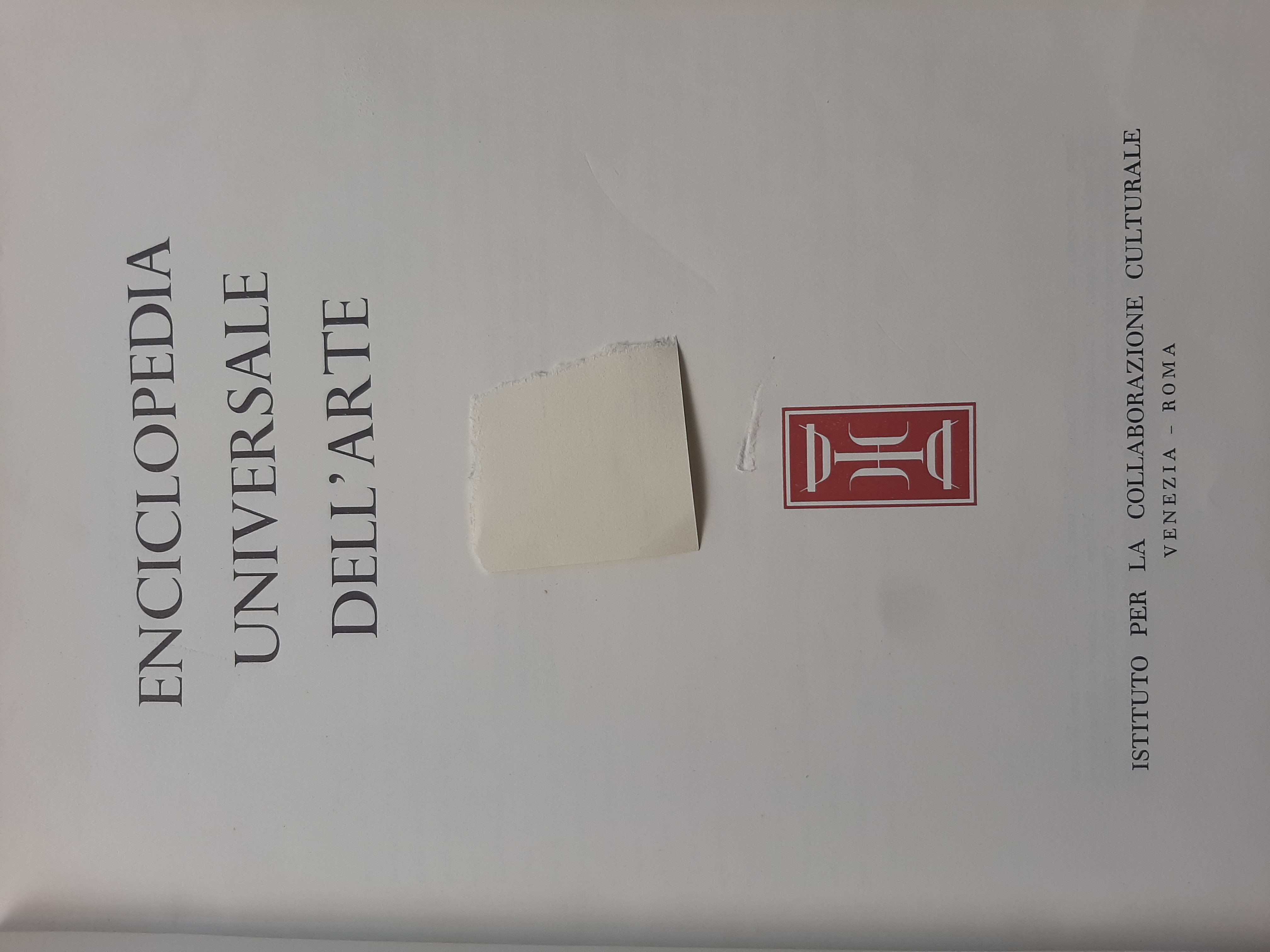 Enciclopedia universale dell'arte (in 15 volumi).