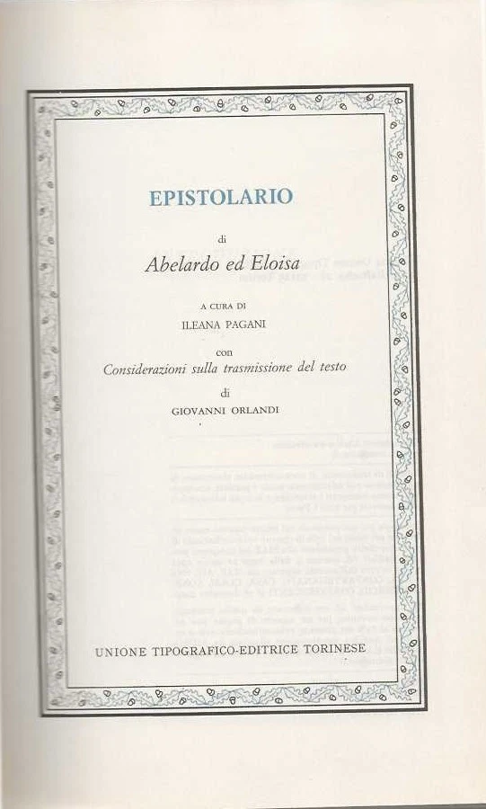 Epistolario