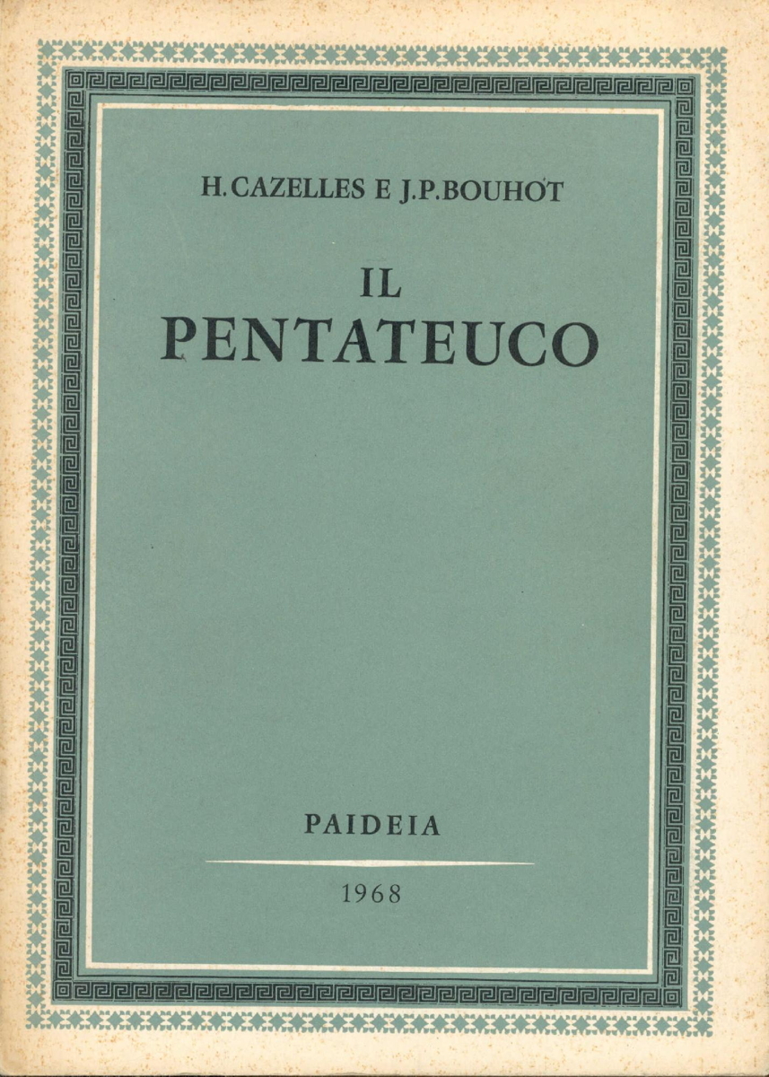 Il Pentateuco. Edizione italiana a cura di Tommaso Federici