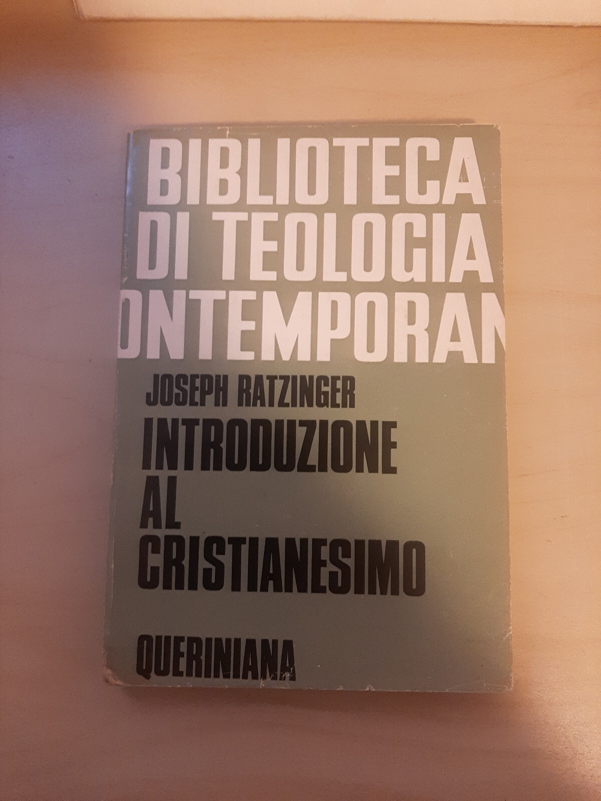 Introduzione al Cristianesimo.