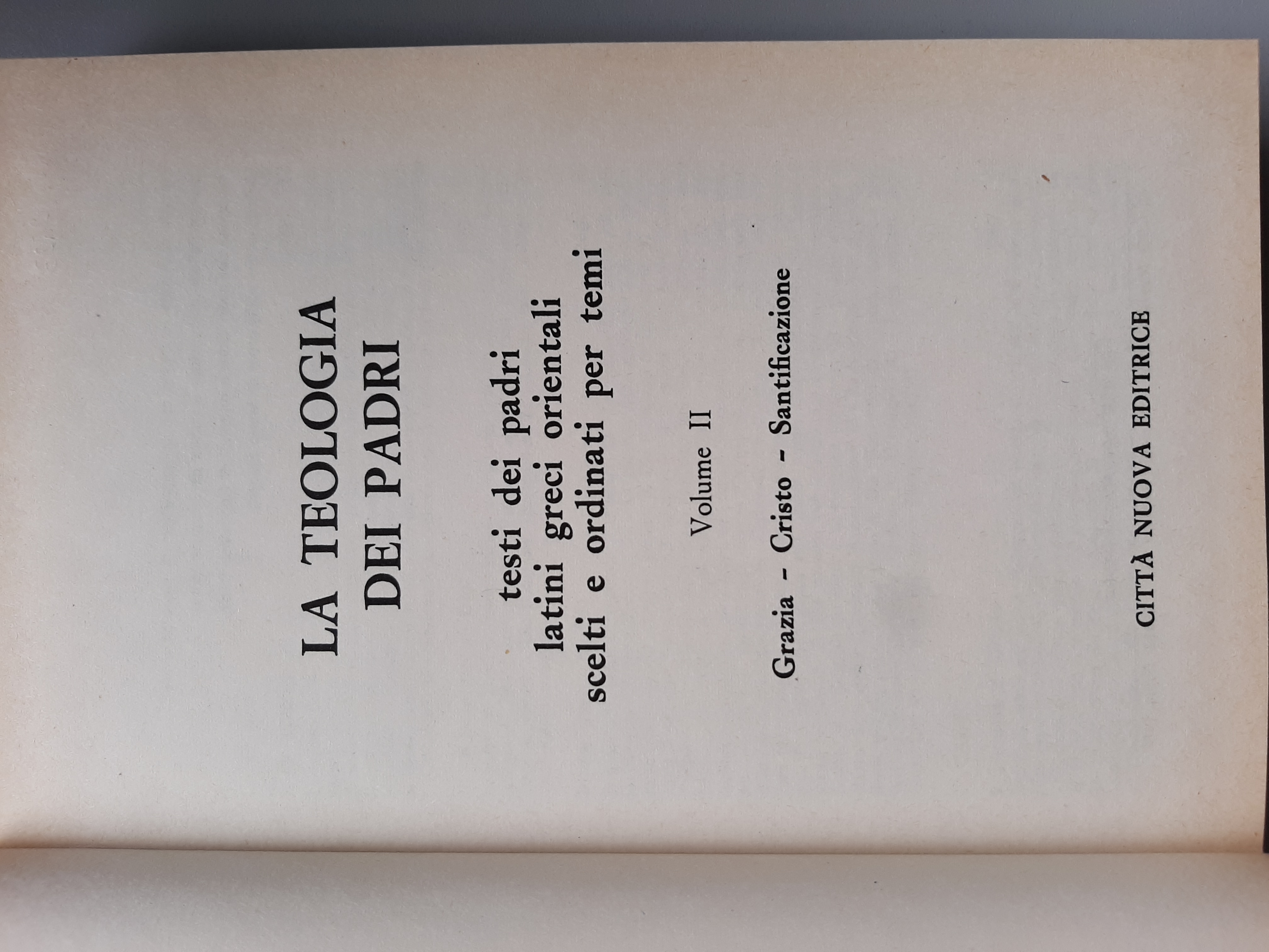 La Teologia dei Padri, volume 2. Testi dei padri latini, …