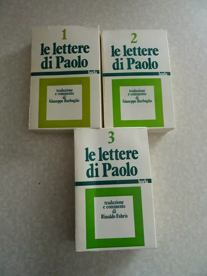 Le lettere di Paolo, 3 volumi