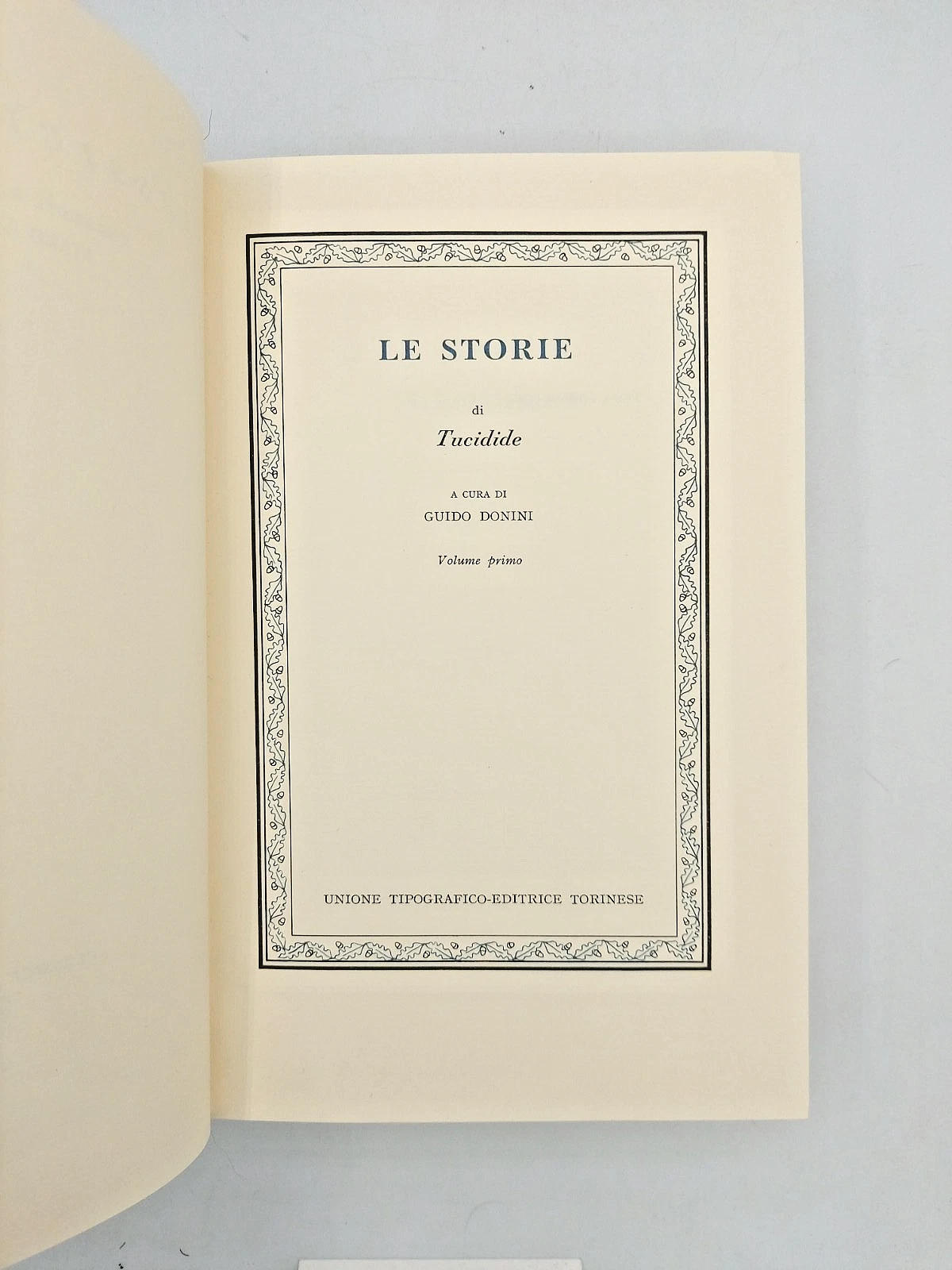 Le storie, volume primo