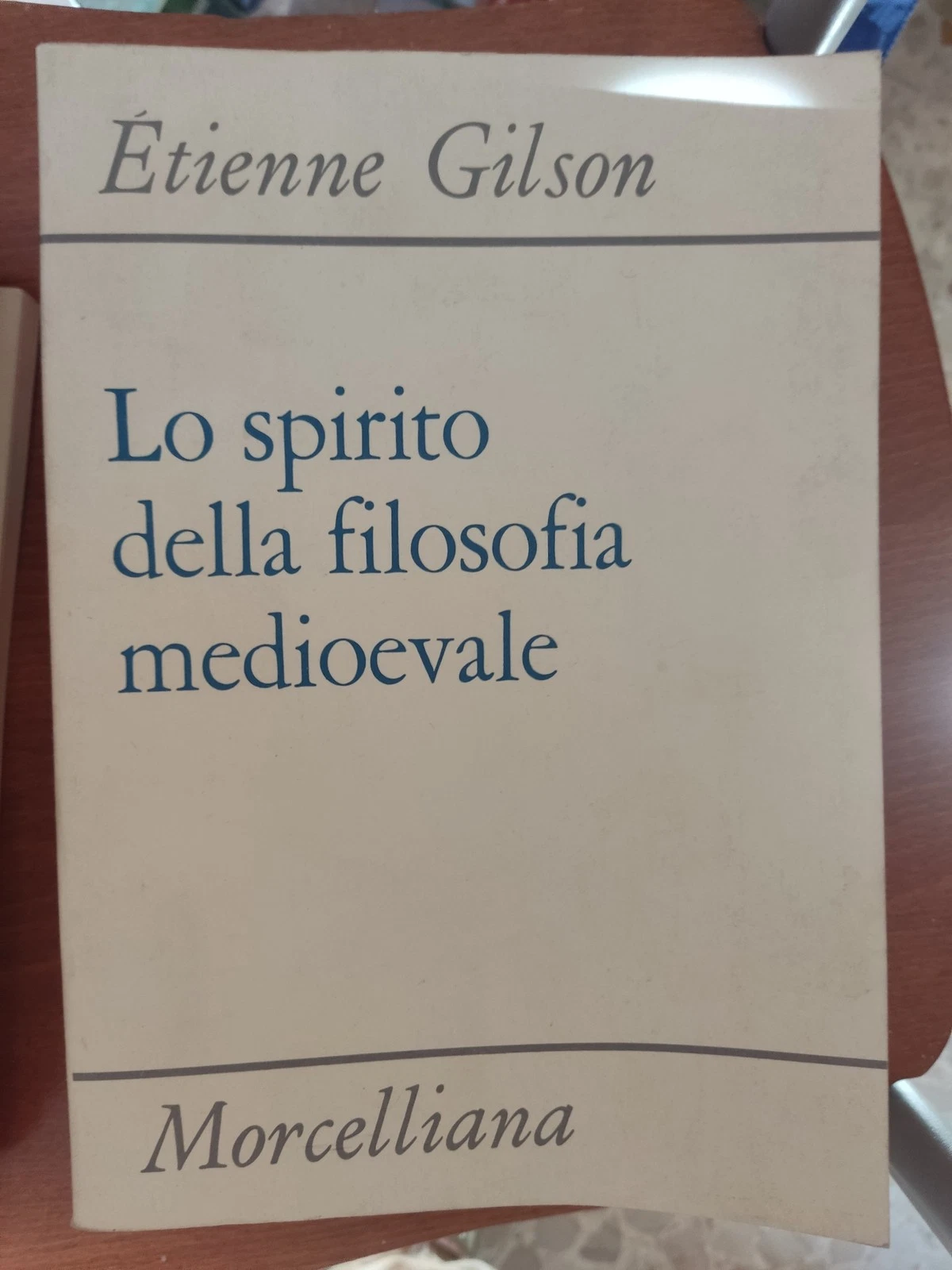 Lo spirito della filosofia medioevale