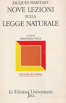 Nove lezioni sulla legge naturale.