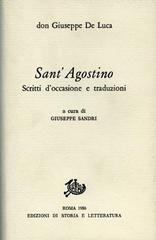 Sant'Agostino. Scritti d'occasione e traduzioni. A cura di Giuseppe Sandri