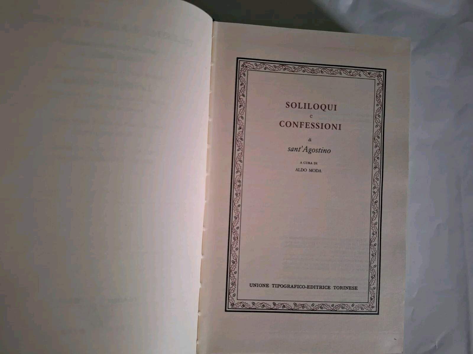 Soliloqui. Confessioni