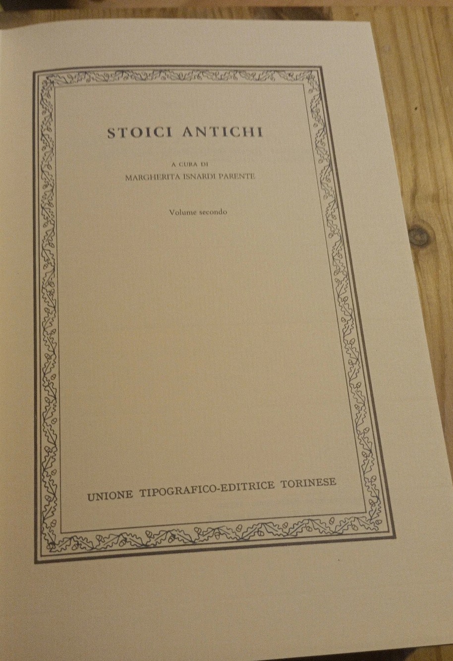 Stoici antichi, volume secondo