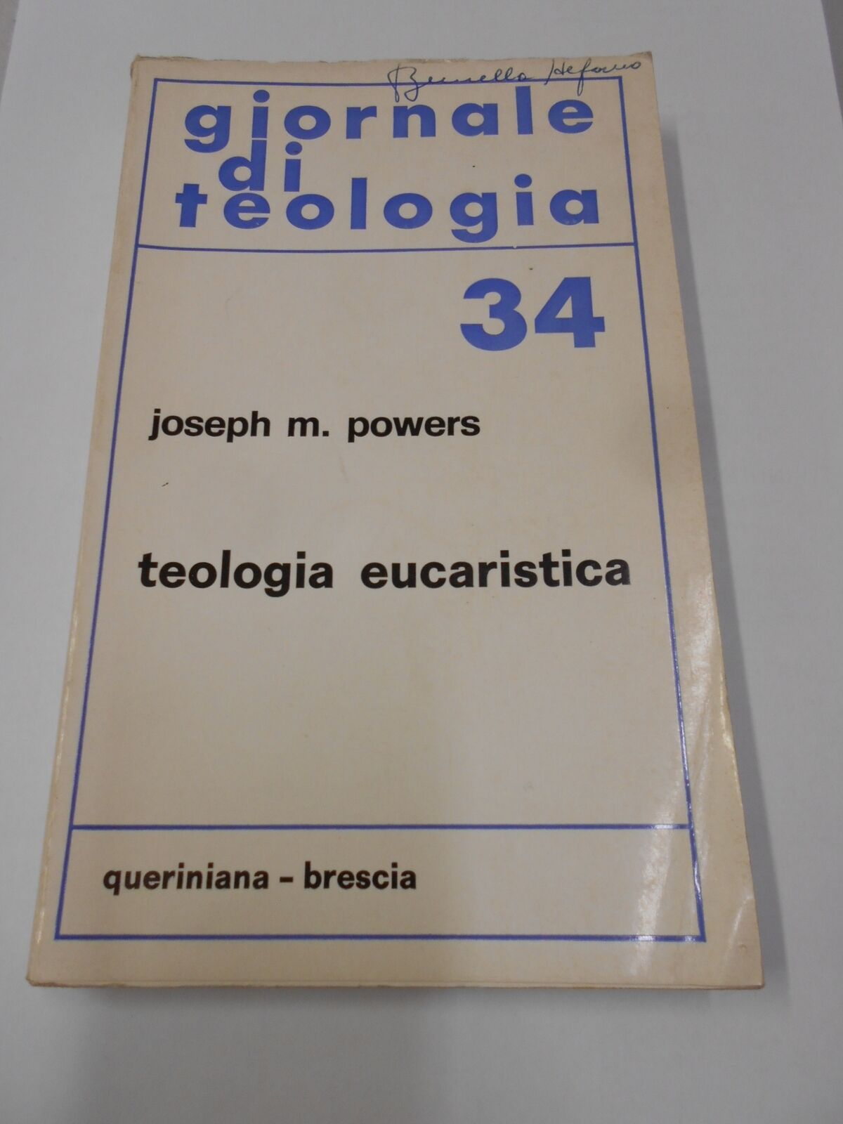 Teologia Eucaristica.