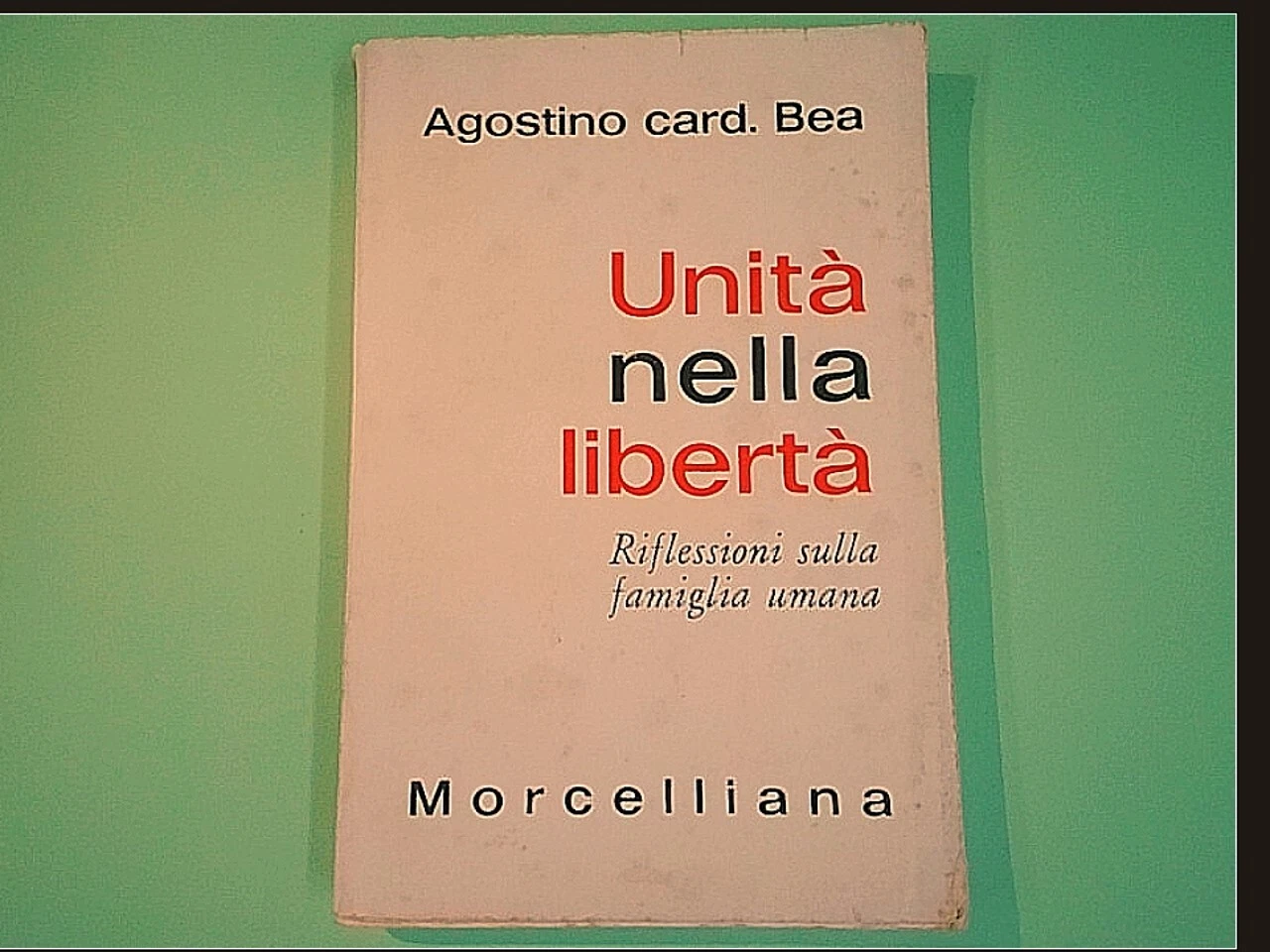 Unità nella libertà. Riflessioni sulla famiglia umana