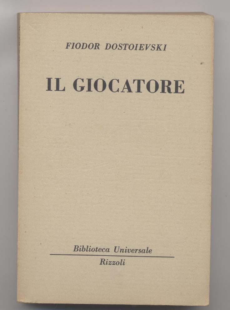 Il giocatore - n. 1492-1493 vecchia Bur brossura grigia