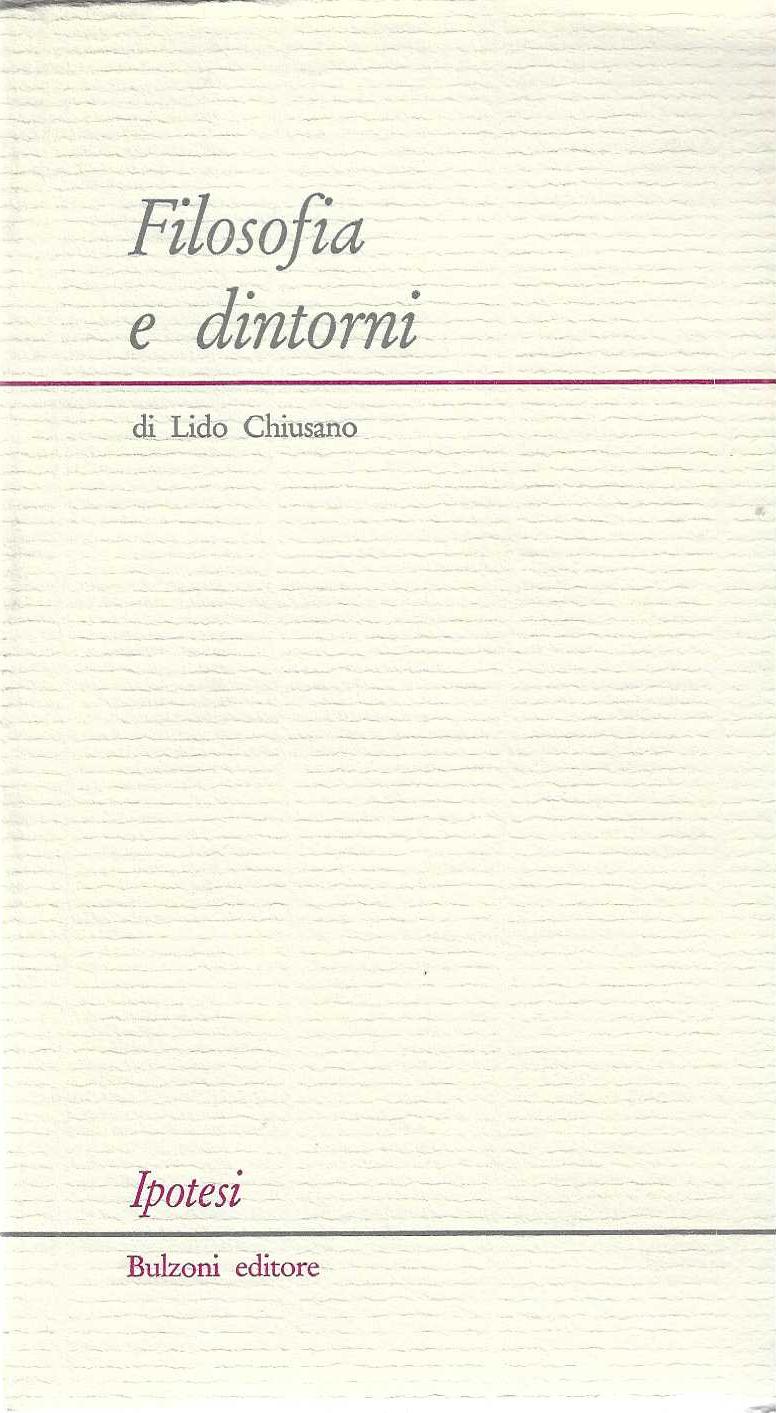 "Filosofia e dintorni"