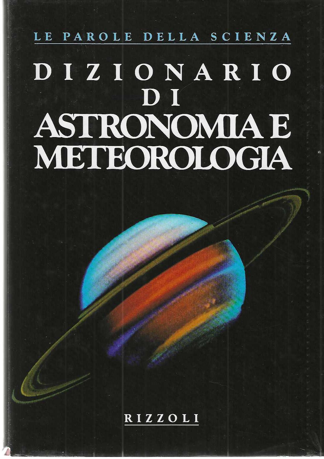 "Dizionario di Astronomia e meteorologia"