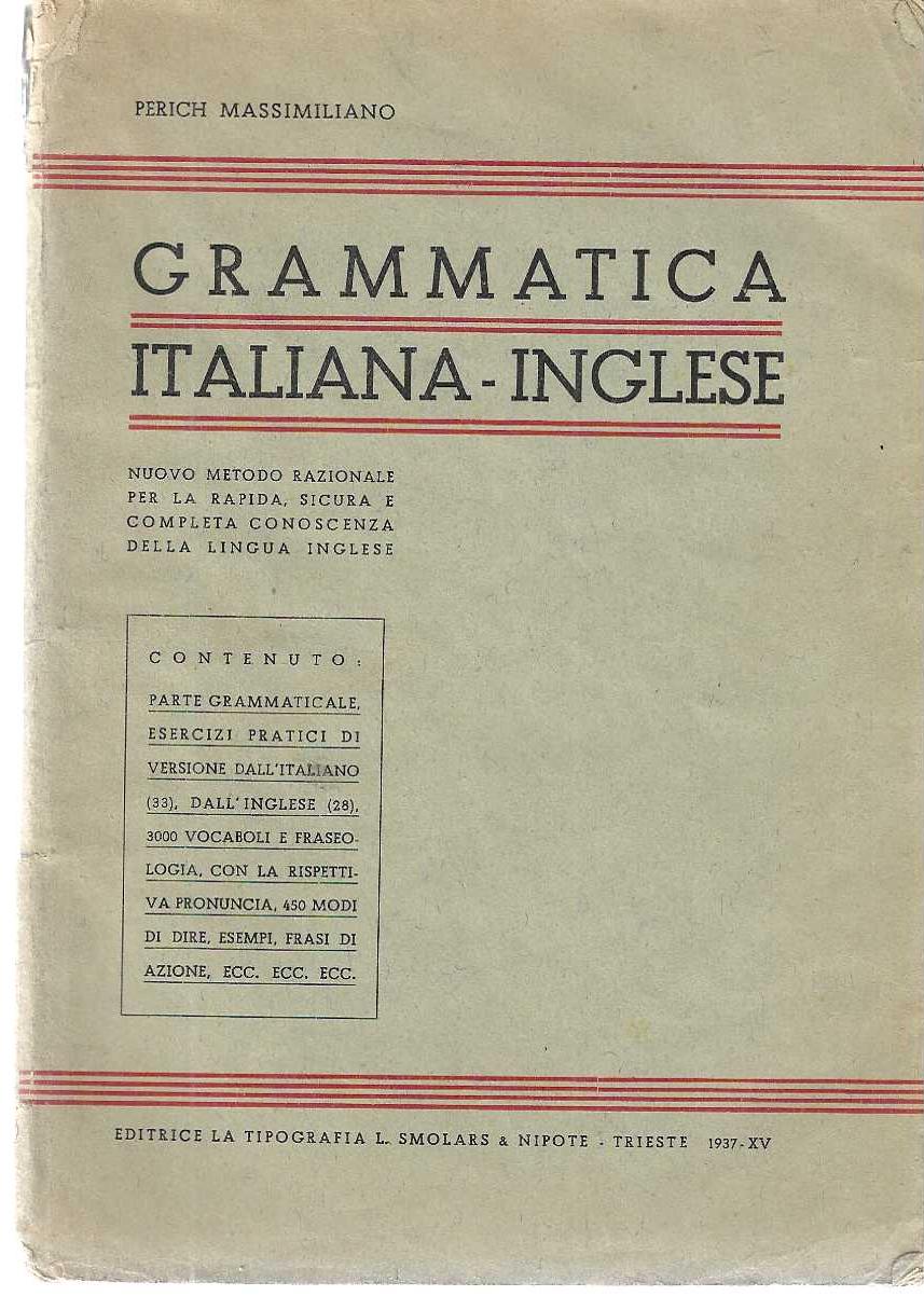 "Grammatica italiana-inglese"