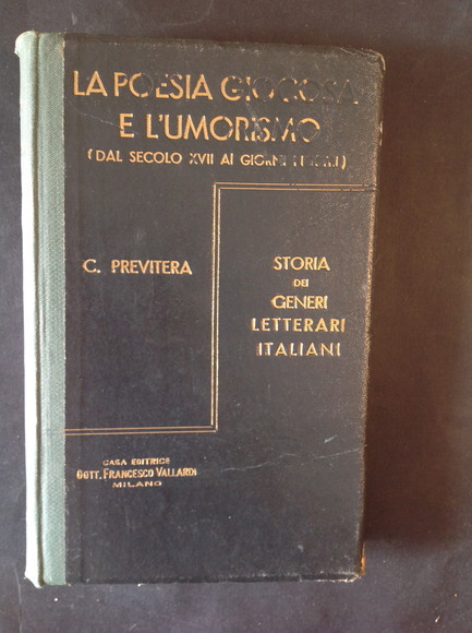 LA POESIA GIOCOSA E L'UMORISMO (DAL SECOLO XVII AI GIORNI …