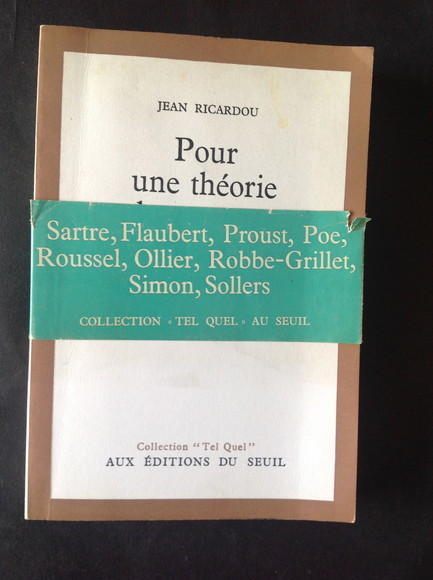 POUR UNE THEORIE DU NOUVEAU ROMAN