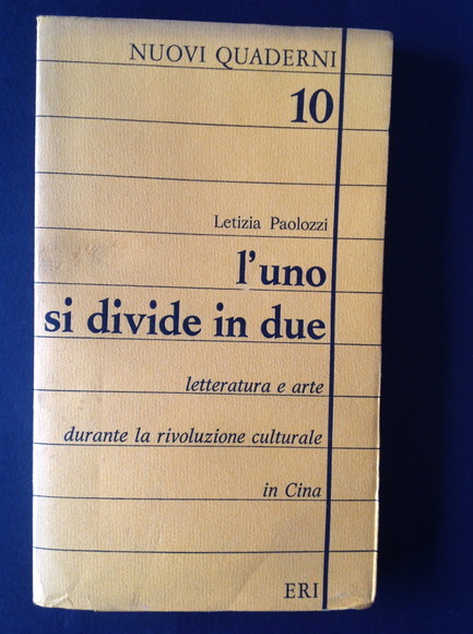 L'UNO SI DIVIDE IN DUE LETTERATURA E ARTE DURANTE LA …