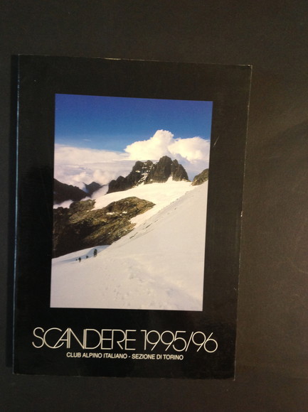 SCANDERE 1995/96 CLUB ALPINO ITALIANO - SEZIONE DI TORINO