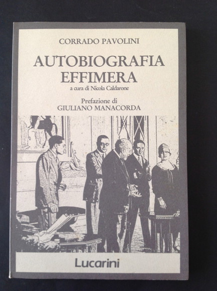 AUTOBIOGRAFIA EFFIMERA