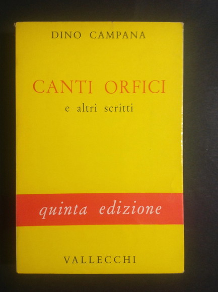 CANTI ORFICI E ALTRI SCRITTI