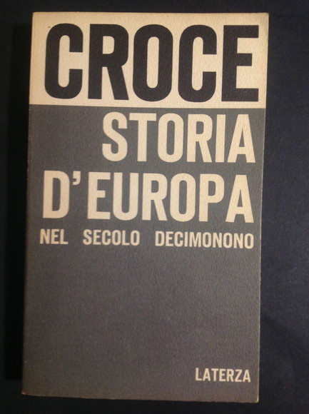 STORIA D'EUROPA NEL SECOLO DECIMONONO